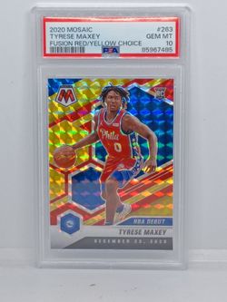 Tyrese maxey PSA 10 rookie card