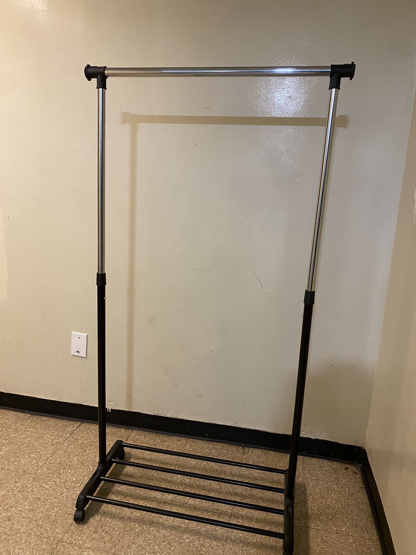 Rolling Clothes And Shoe Rack