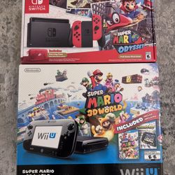 Nintendo Wii U And Switch Empty Boxes 