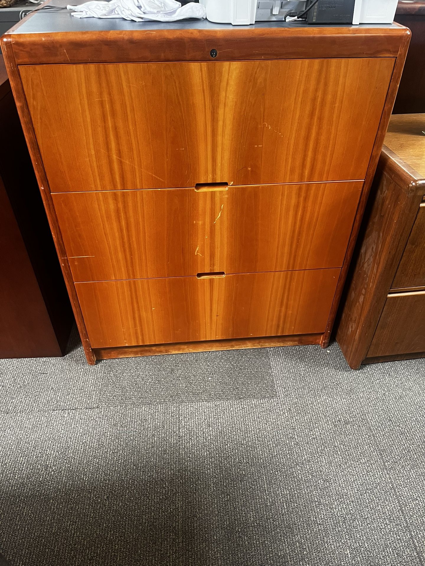 Wood Filing Cabinet
