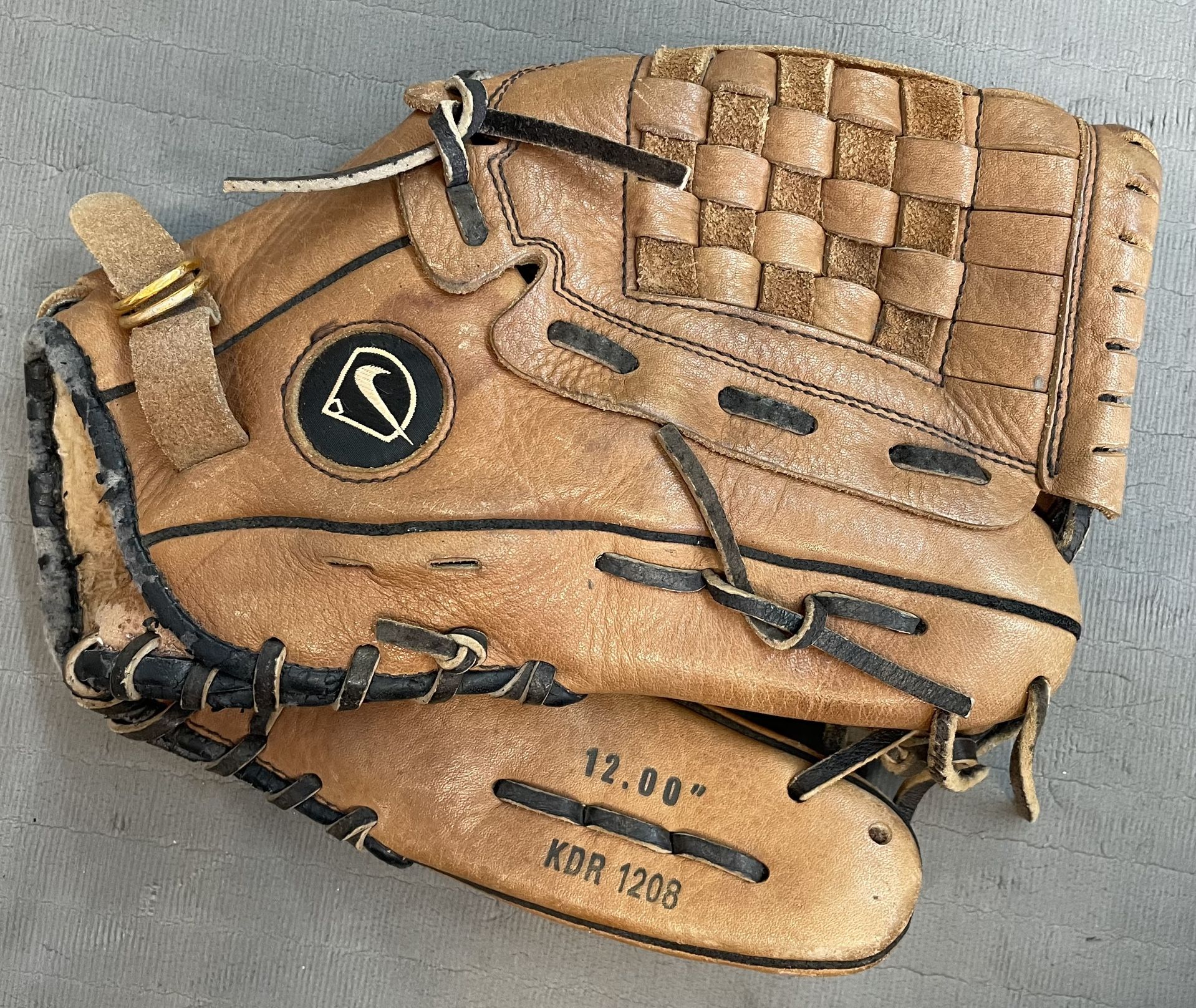 Nike Diamond Ready Keystone 12” Baseball Glove KDR 1208 Brown Leather RHT Right Handed Thrower