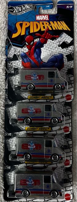 Hot Wheels "Spiderman" Combat Medic (2026) Silver Series "New" Excellent!
