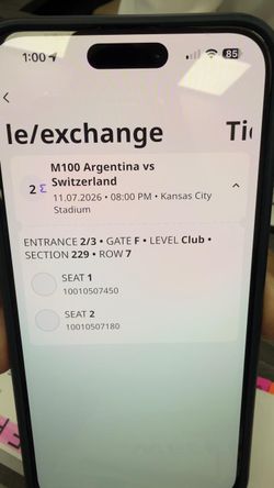 Argentina vs Switzerland tickets