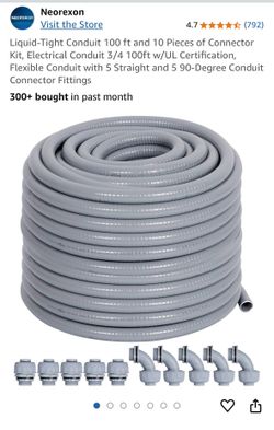 100’ Of 3/4 Liquid Tight