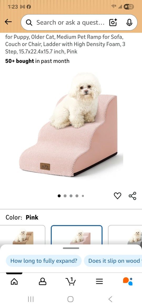 3 Steps Stairs For Small Dogs And Cats