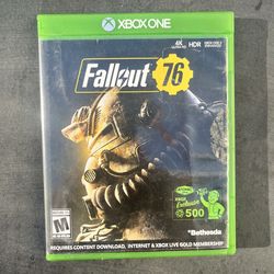 Fallout 76 Xbox one