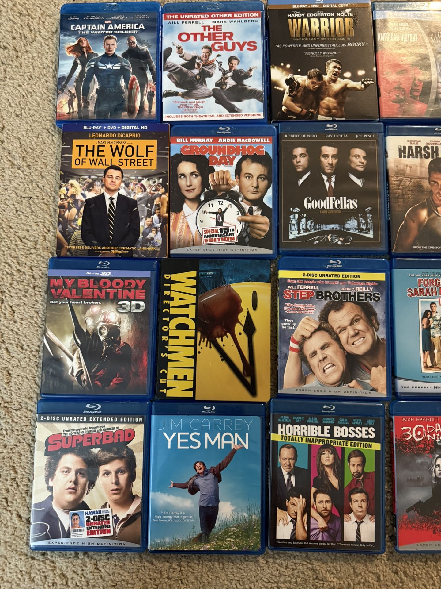 Movie Collection 29 Blu Ray And 3 DVDs