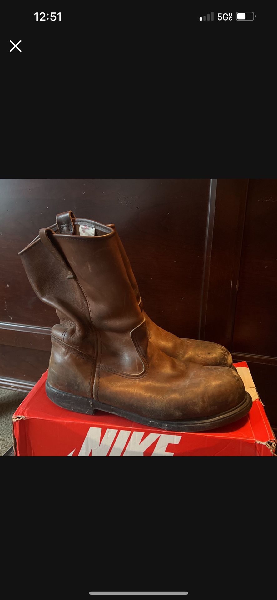 Red Wing Boots Size 11.5