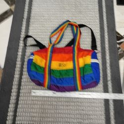 Vintage Triathlon Rainbow Gym Bag 