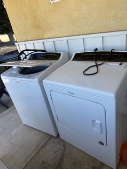 whirlpool washer & dryer set