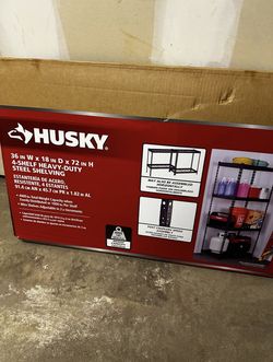 4-Shelf Metal Heavy-Duty Adjustable Storage Shelving in Black (36 in. W x 72 in. H x 18 in. D)