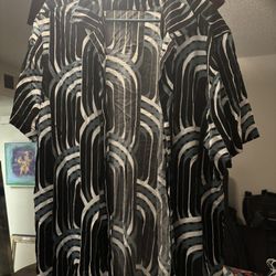 Express art deco Hawaiian shirt