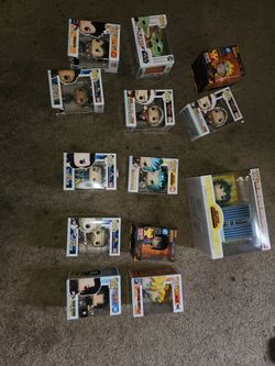 Funko pop figures.