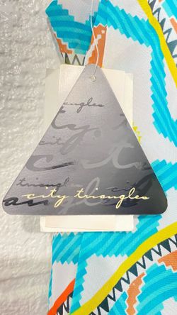 Brand new city triangle maxi dress