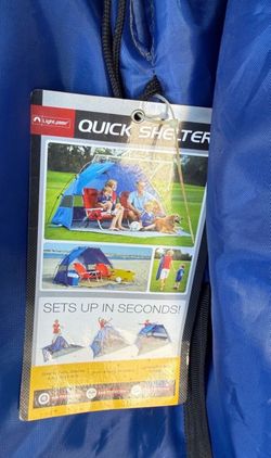 Pop Up Tent for 4 Person Family, Beach Tent Sun Shelter with UPF 50+ UV Protection & Waterproof, Lightweight & Easy Automatic Setup Portable Cabana fo