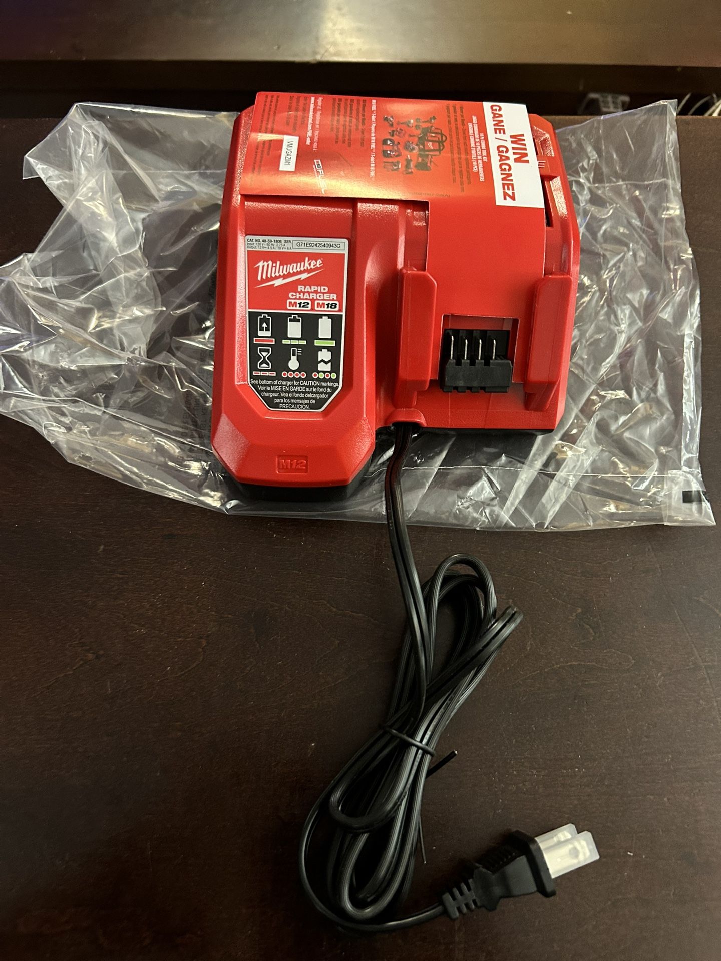 Milwaukee M18 M12 Rapid Charger