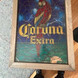 Large Parrot Corona Mirror Used Look At Pictures Some Peeling 