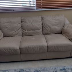 Soft Italian Leather Sofa
