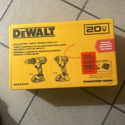 DEWALT drill Driver & Impact Combo Kit 