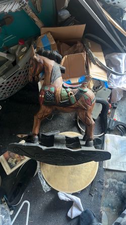 horse rocking chair decoration