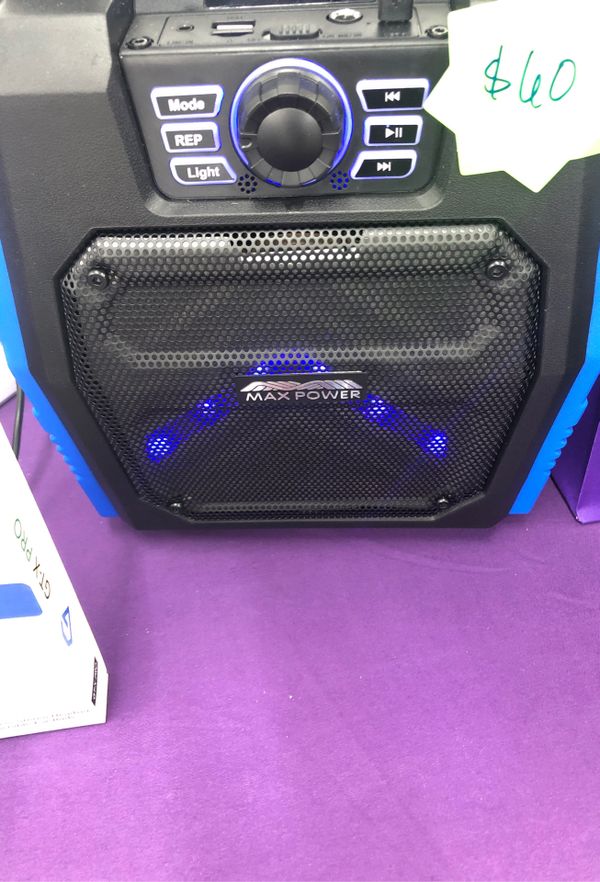 Max Power Bluetooth Speaker Manual
