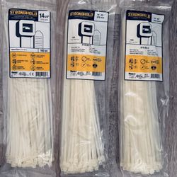 CABLE ZIP TIES BUNDLE OF 3 FOR $10