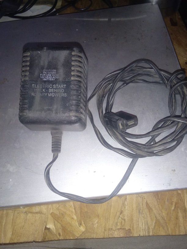 Battery Charger For Sears Electric Start Mower.
