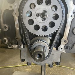 Chevy 502 Factory Crate Engine  Forged Dome Pistons, ARP main Studs 4 Bolt, ARP head Studs, Weiand Action Plus Intake Manifold, Hex- A- Just Timing 