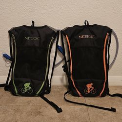 Two 2L hydration backpacks