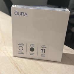 Oura Ring 3 Black Size 11 (Unopened)
