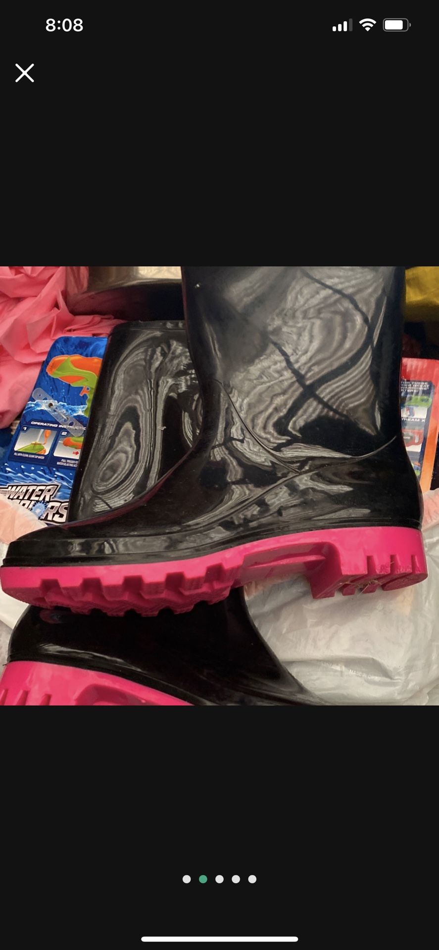 Rain Boots For Women And Youth Size 7 Perfect For Winter Outdoors