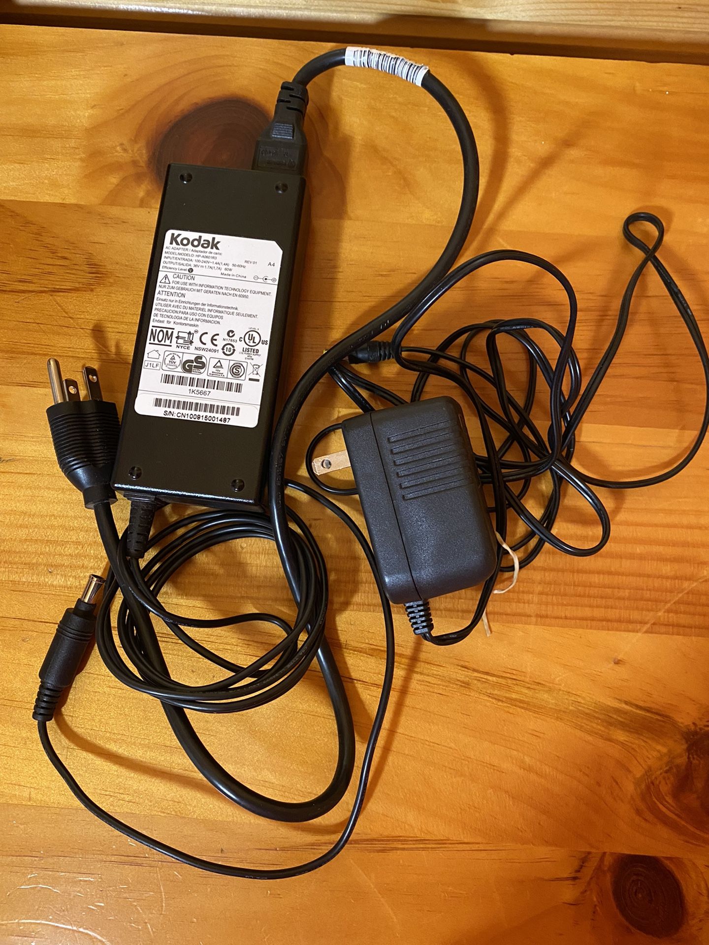 36V AC Adapter For Kodak HP-A0601R3 Power Supply Cord Charger 60W 50-60Hz