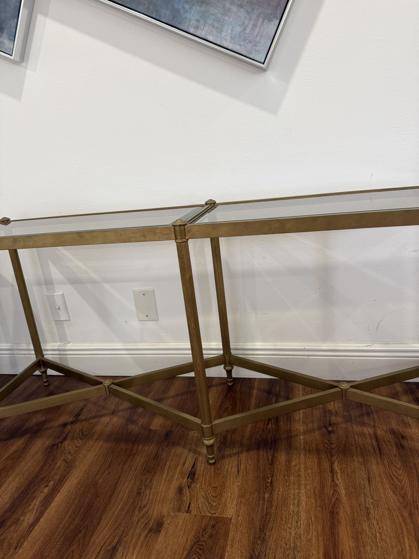 Glass Console Table