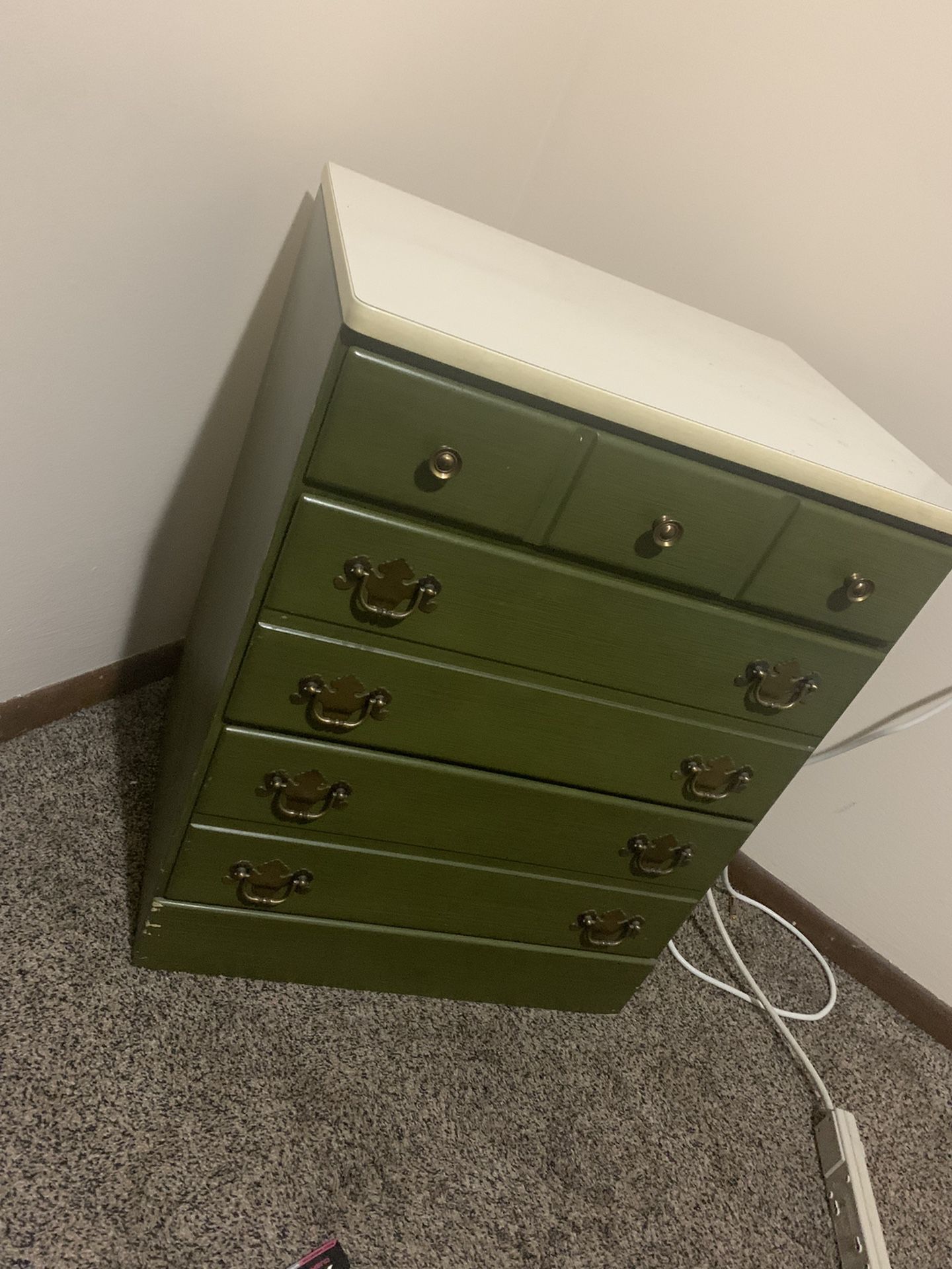 Small Dresser With Desk and Chair