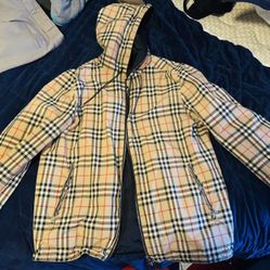 Burberry Reversible Jacket! Good Condition! 