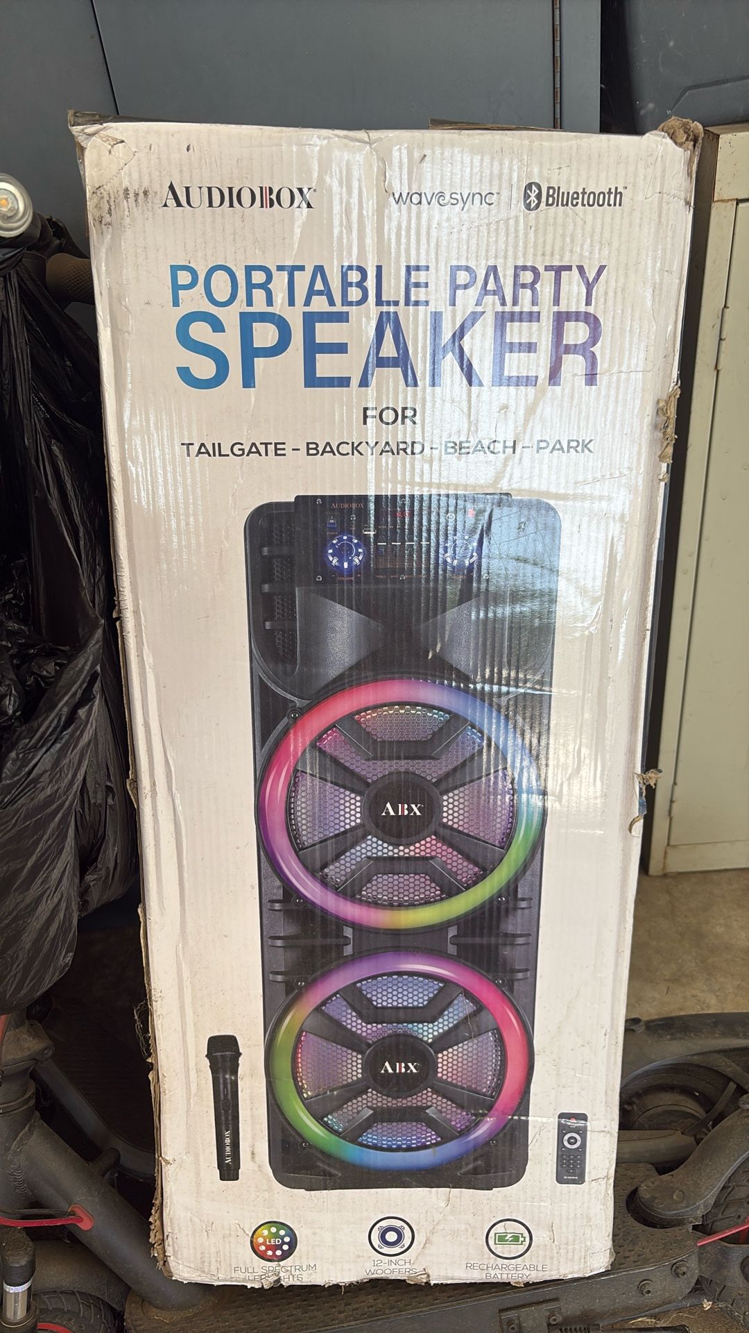 New audio box portable party speaker