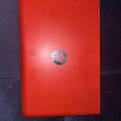 Red HP Pavilion x360 Convertible