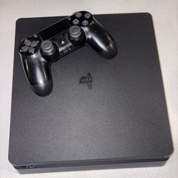 PS4 Slim Console with DualShock 4 Controller