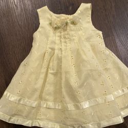 Girls Yellow Dress Size 12 Months By Jenny And Me #2