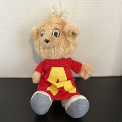 Vintage Alvin And The Chipmunks Plush Doll 1983 Bagdasarian