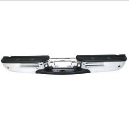 1(contact info removed) new F250 rear bumper. With park assist hole cutout and plastic step pads