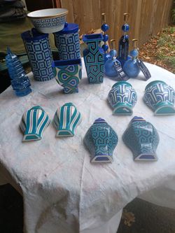 Wall decor,candle holders,vases and more