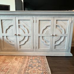 Light Blue/Grey Credenza or Console Table