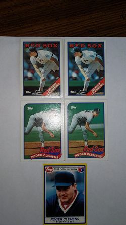 Roger Clemens baseball cards