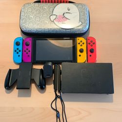  Nintendo Switch One w/ All Accessories Listed