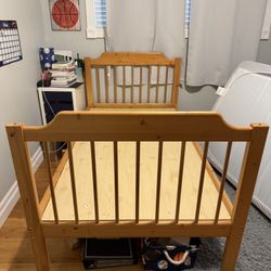 Wooden Twin Bed Frame 