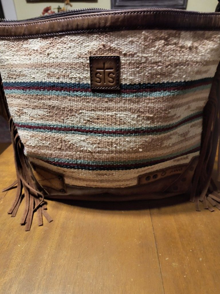 Clean Leather Sarape Crossbody Handbag And Others Sold Separately