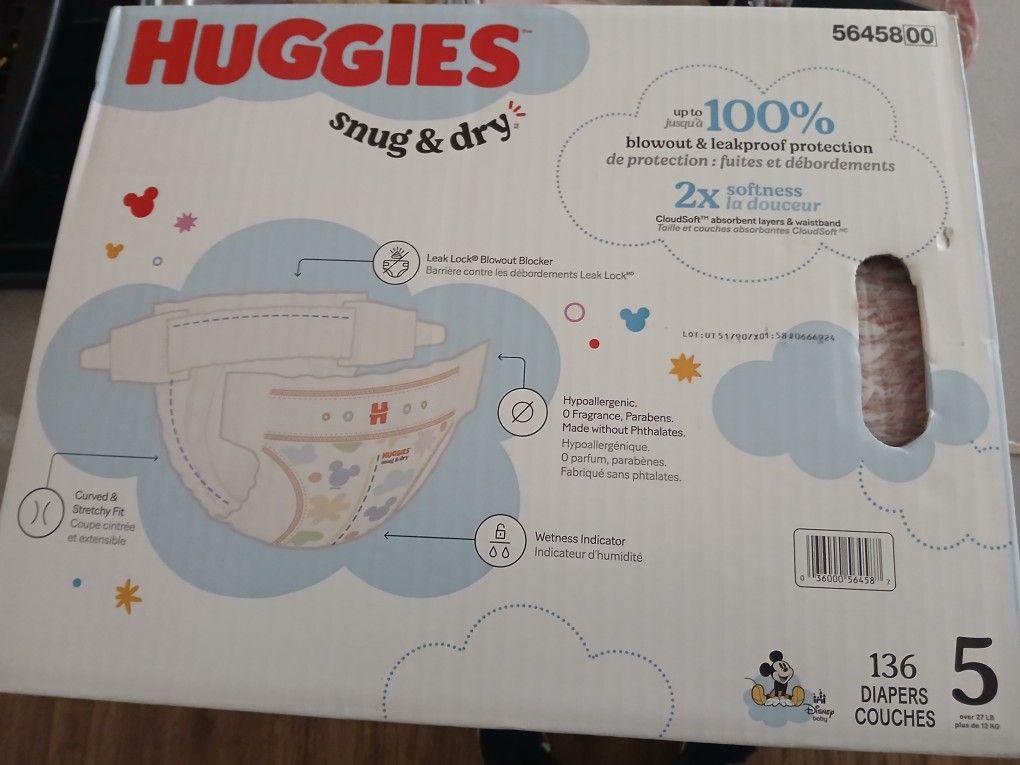 Huggies Size 5 Pack 133