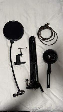 Blue Snowball Ice with boom arm