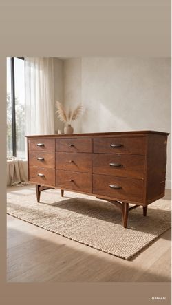 Vintage 1950 Vega 9-Drawer Dresser